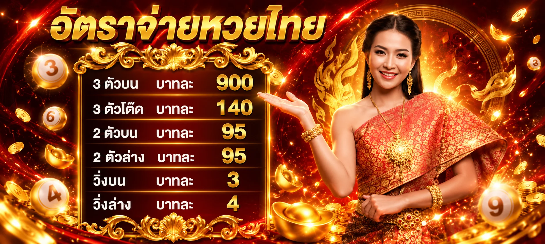 หวยออนไลน์ 123SABUY จ่ายบาทละ 900 ครบทุกประเภท